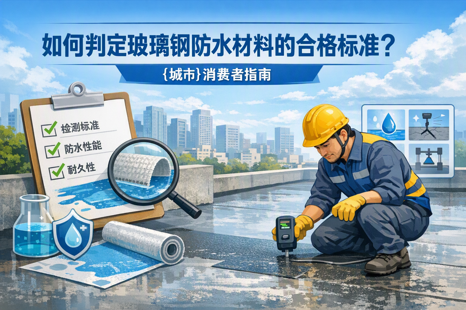 如何判定玻璃钢防水材料的合格标准？ 聊城 消费者指南