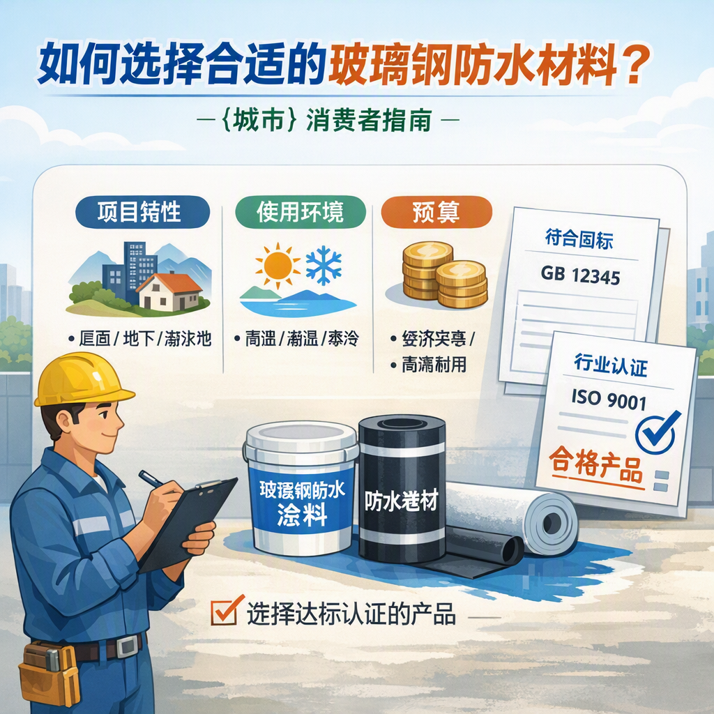 如何判定玻璃钢防水材料的合格标准? 聊城 消费者指南