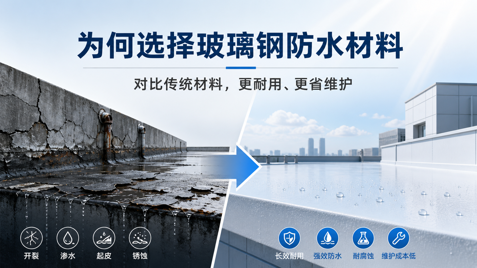 在聊城，为何选择玻璃钢防水材料而非传统材料