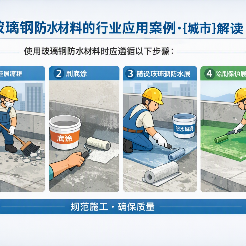 玻璃钢防水材料的行业应用案例,聊城解读