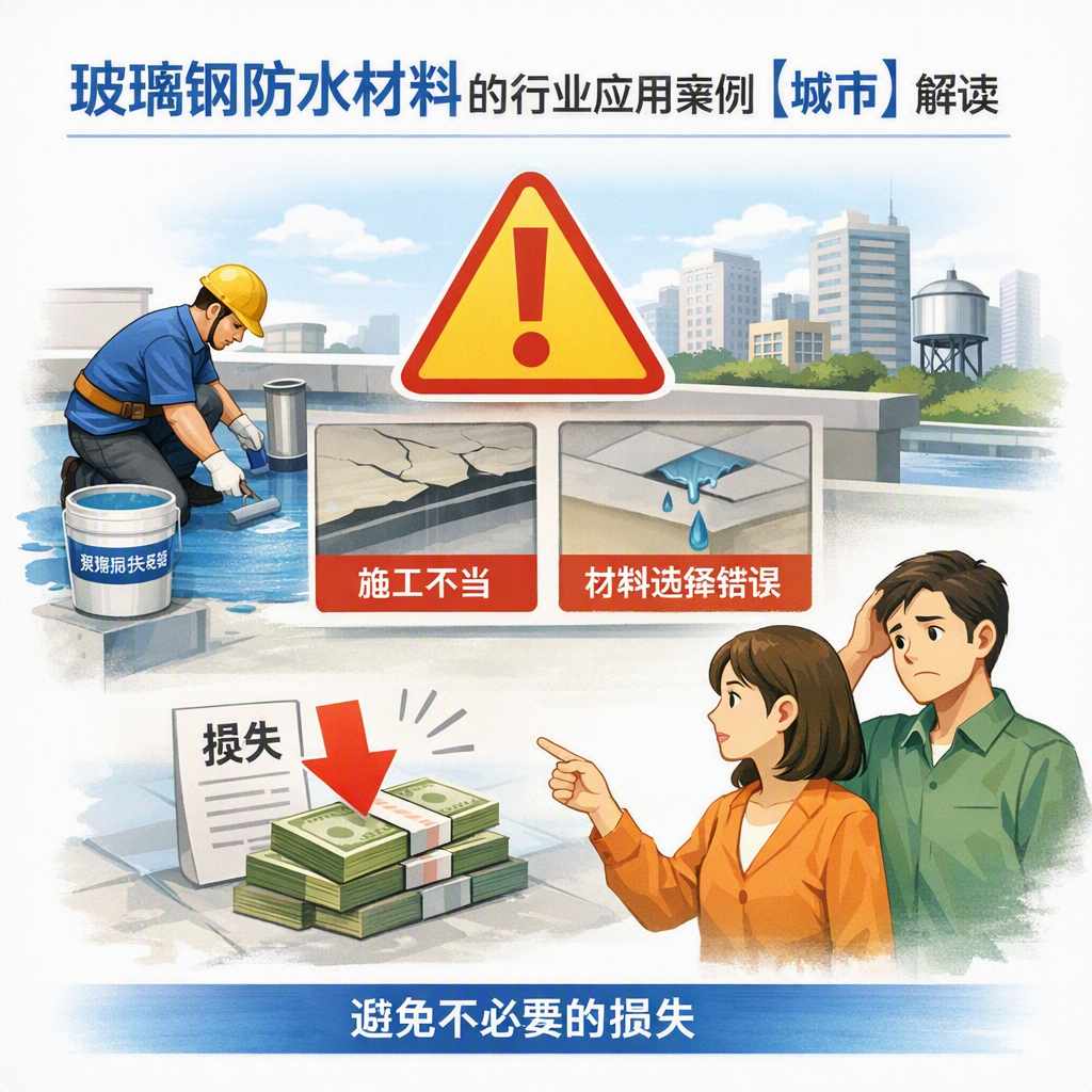 玻璃钢防水材料的行业应用案例,聊城解读