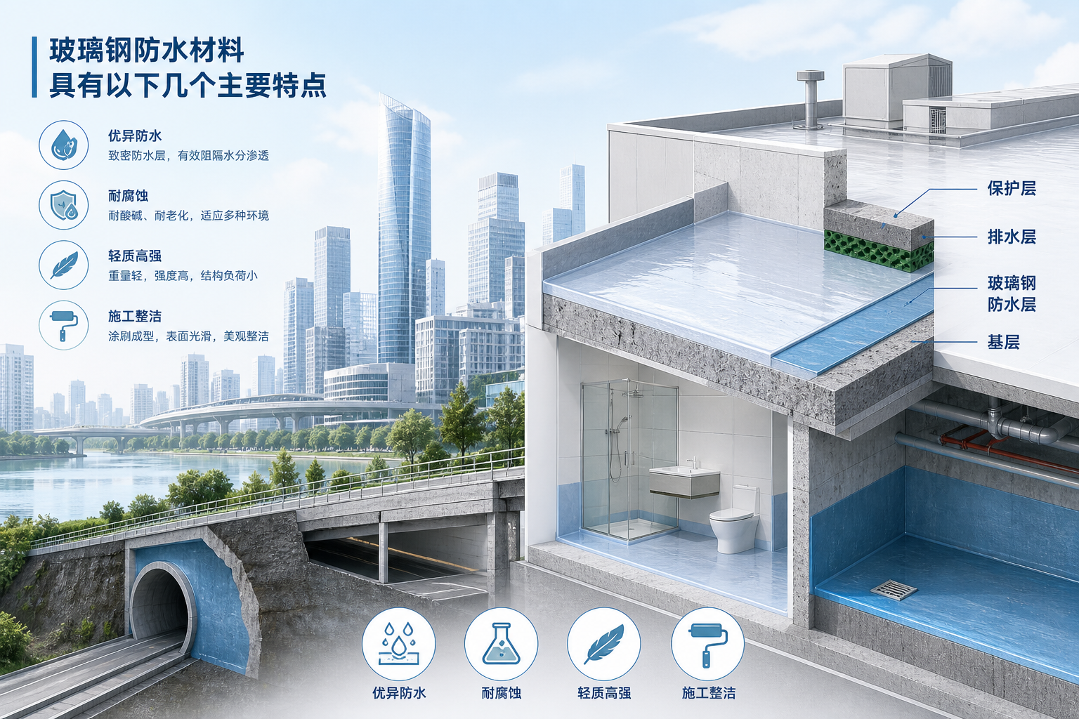 2023年玻璃钢防水材料市场趋势分析,关注 聊城 发展